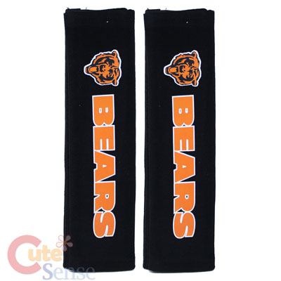 NFL Chicago Bears Seat Belt Cover Set