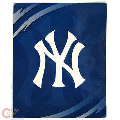 MLB New York Yankees NY Queen Mink Plush Blanket 76x94