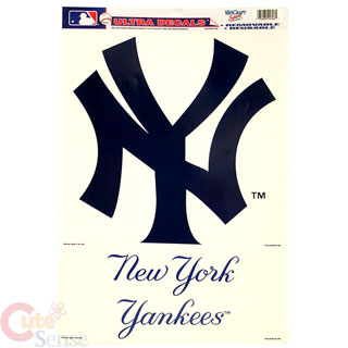 MLB New-York Yankees Window Clings Decal Sheet -Big Loto 11x17