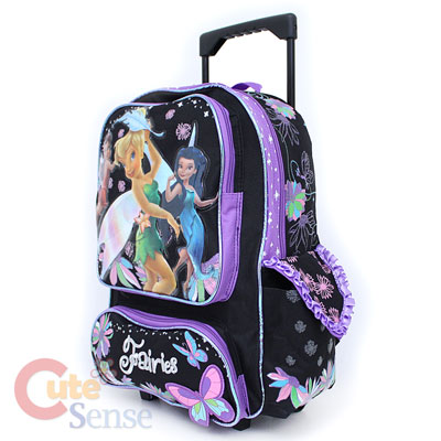 Tinkerbell Suitcase on Disney Tinkerbell Fairies School Roller Backpack Rolling Bag Butterfly