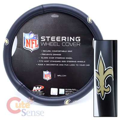 NFL New Orleans Saints Car/Truck Steering Wheel Cover