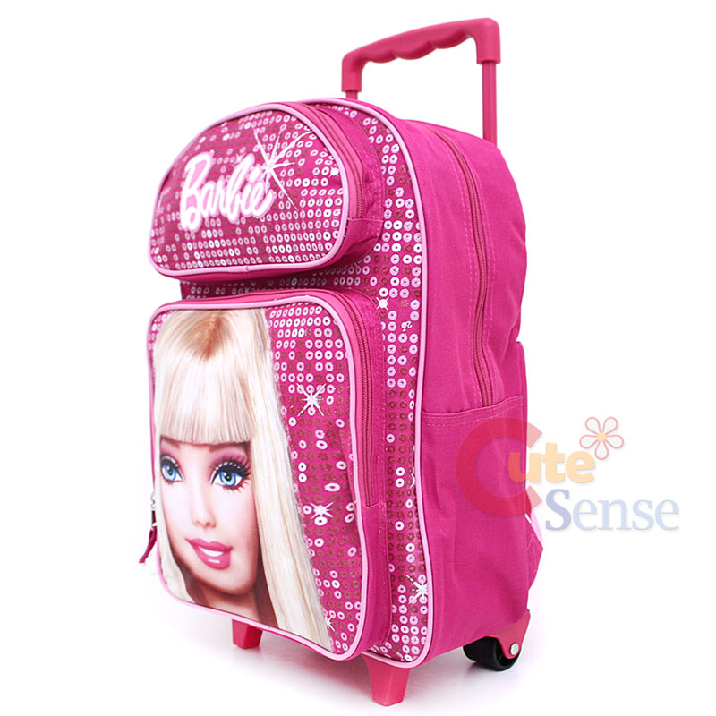 barbie rolling backpack