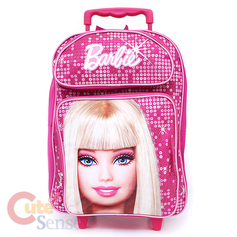 barbie school bag with wheels