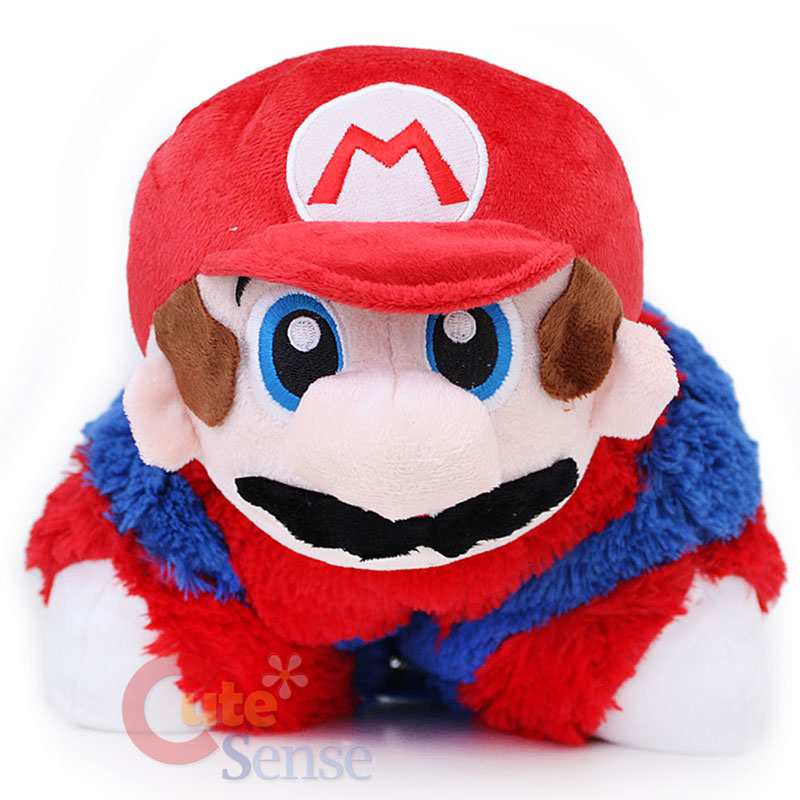 super mario cuddle pillow