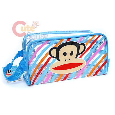 Paul Frank Clear Pouch Bag /Cosmetic Bag  -Blue