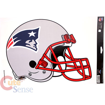 NFL New England Patriots Helmet  Window Decal Cling