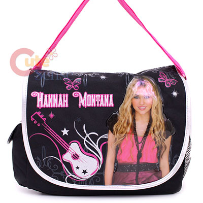 Disney Hannah Montana Messenger Bag-School Bag :Guitar