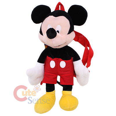 Disney Mickey Mouse Kids Plush Backpack