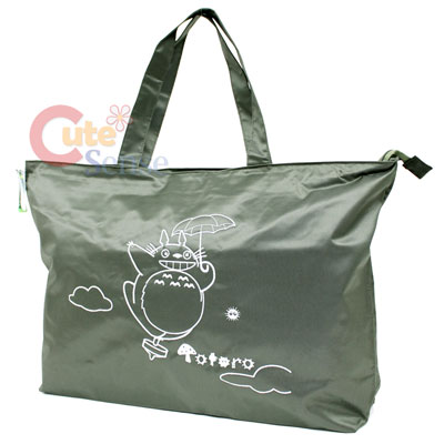 Large Diaper  on My Neighbor Totoro Large Tote   Gym  Diaper  Travel Bag  22in Green