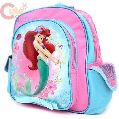 Baby School Bags on Mermaid Ariel School Backpack Toddler Small Bag 10   Pink Baby    Ebay