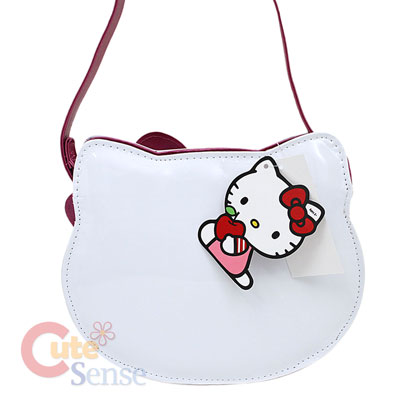 Purse  Kitty on Sanrio Hello Kitty Face Purse Hand Bag  W Pink Bow At Cutesense Com