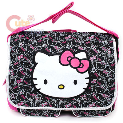  Kitty Messenger  on Sanrio Hello Kitty School Messenger Bag   Diaper Bag  Big Face