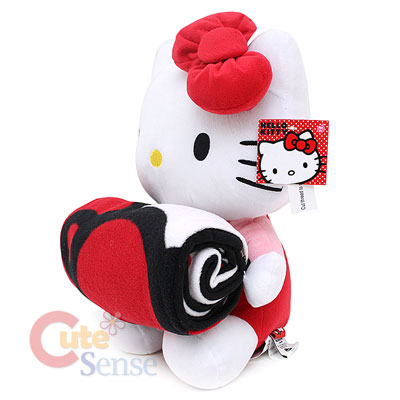  Kitty Doll on Sanrio Hello Kitty Plush Doll Fleece Blanket   40 X 50 Throw With 15