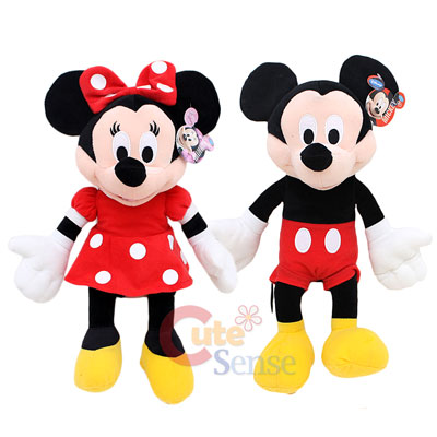 Disney Mickey & Minnie Mouse Plush Doll -Classic 15"