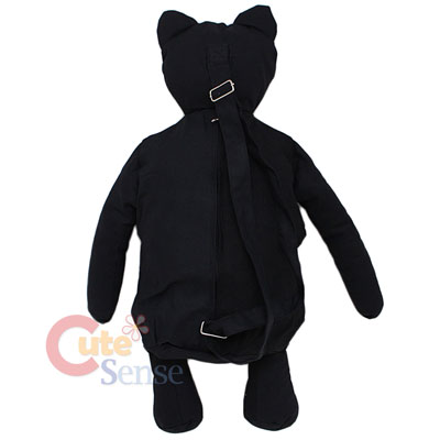 Black Cat Plush Doll Bag Custume Bag :33in