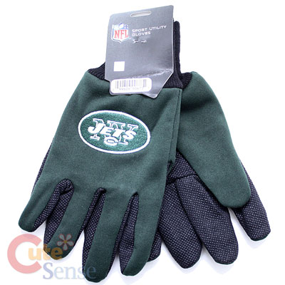 New York Jets Utility Work Men's Gloves