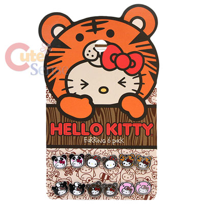  Kitty Loungefly on Hello Kitty Earring Pack Animal Stud Earring Pack Set By Loungefly