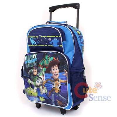  Story Suitcase on Disney Toy Story 16in Large Roller Backpack At Cutesense Com