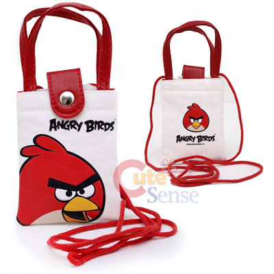 Rovio Angry Birds Multipurpose Pouch Bag  w/Shoulder Strap : Red Bird