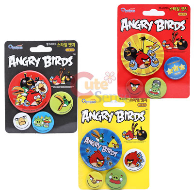 Rovio Angry Brids Metal Pin Set 12pc -B