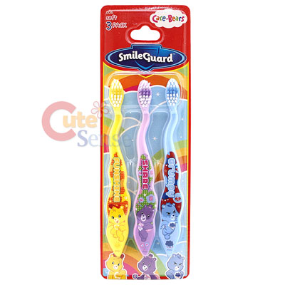 Care Bears Kids Toothbrush -3 pc Set