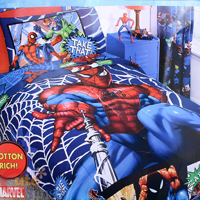 Full Bedding Sets on Amazing Spiderman 5pc Full Bedding Comforter Set At Cutesense Com