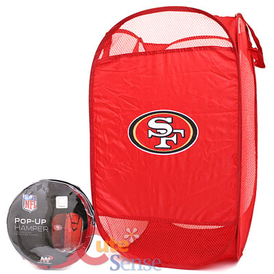 NFL San Francisco 49ers Pop-Up Hamper Laundry Bag