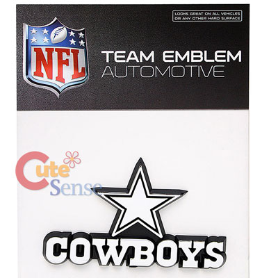 NFL Dallas Cowboys Team Logo Auto Car Emblem