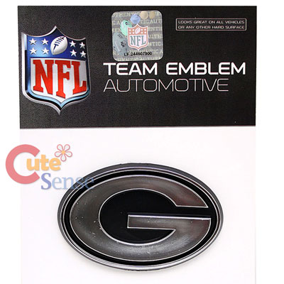 NFL Green Bay Packers Team Logo Auto Car Emblem