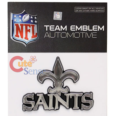 NFL New Orleans Saints Team Logo Auto Car Emblem