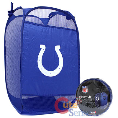 NFL Indianapolis Colts Pop-Up Hamper Laundry Bag