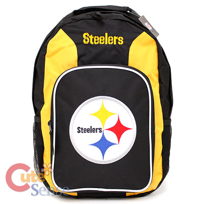 NFL Pittsburgh Steelers  School Backpack 16in Large Bag