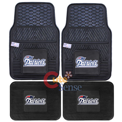 Fanmats New England Patriots Car Floor Mats 4pc Set