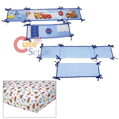 Cheap Baby Bedding Crib Sets on Cars Mcqueen With Mater Baby 4pc Crib Bedding Set 085214064758   Ebay