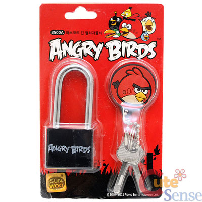 Rovio Angry Birds  Lock with Keys- Black