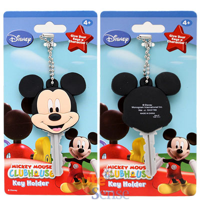 Disney Mickey Mouse Club House Key Cap Key Holder  - Color Face