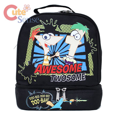 Phineas and Ferb Lunch Bag ( 2 Layer)- Awesome Twosome