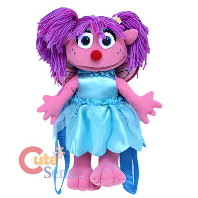 Sesame Street Abby CadabbyPlush Doll Backpack Bag