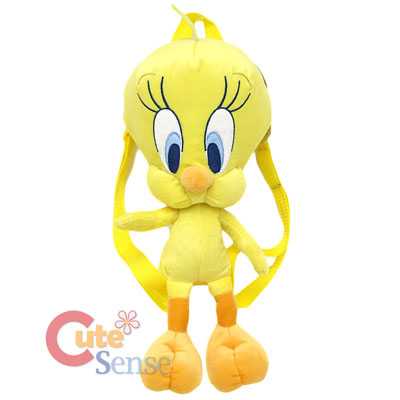 Tweety Plush Bag 16in Backpack