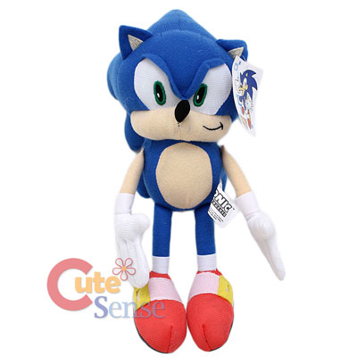 Sega Sonic The Hedgehog X Blue Sonic Plush Doll 13in Large