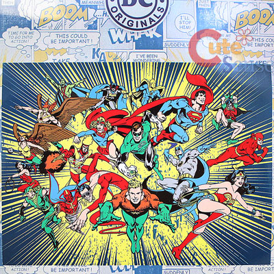 DC Comic Heroes Microfiber Plush Throw Blanket : (50x60)