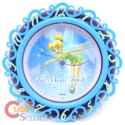 Disney Tinkerbell Faires Wall Clock -Flora Magic Touch