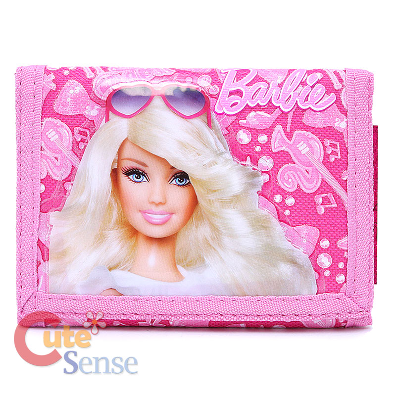 Barbie Pink Jewels Wallet Kids Trifold Wallet | eBay