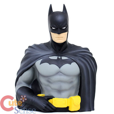 DC Comics Batman Bust Figure Coin Bank