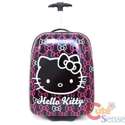  Kitty Luggages on Hello Kitty Rolling Luggage  Trolley Bag  Hard Suit Case  Block Pink