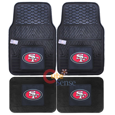 Fanmats San Francisco 49ers Car Floor Mats 4pc Set