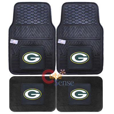 Fanmats Green Bay Packers Car Floor Mats 4pc Set