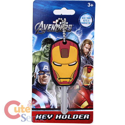 Mavel Iron Man Face Key Cap Key Holder