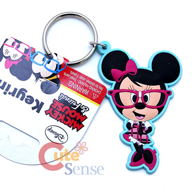 Disney Minnie Mouse Nerd PVC Key Chian