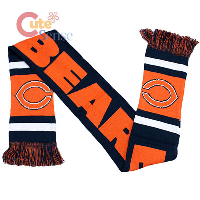 NFL Chicago Bears  Kinnited Logo Scarf